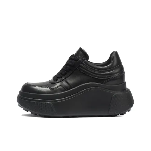 Coup de Foudre Аbrasion Resistant Увеличение Высоты на 7 см Женские Кроссовки с Толстой Подошвой