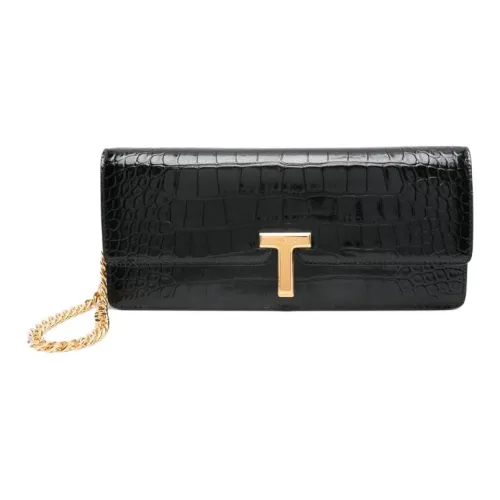 TF Телячья кожа Клатч Женские Черный