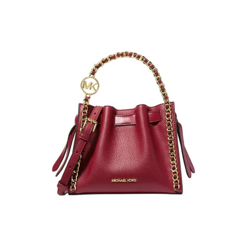 MICHAEL KORS Mina Полиуретан Сумка Маленькая Женская Вишневая
