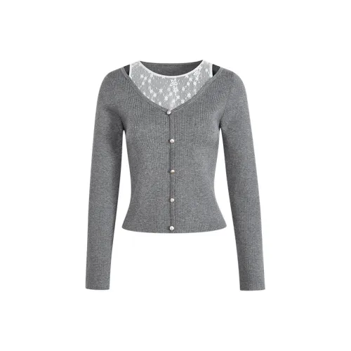 KUOSE Серый Женский Трикотаж