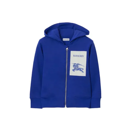 Burberry Куртки и Пальто Синие Детские