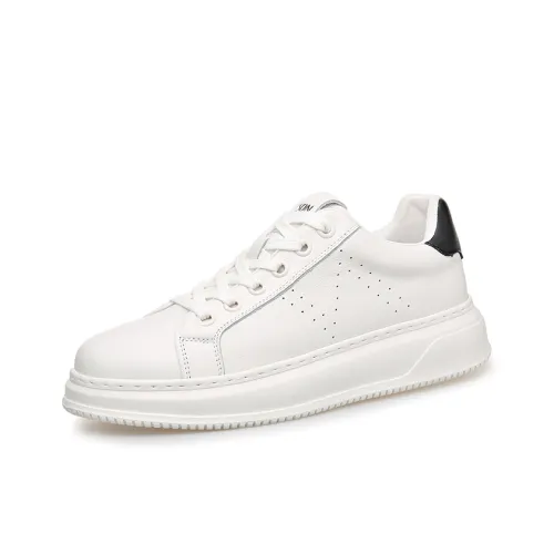 PT'SON Низкий Топ Белый Кроссовки Мужские