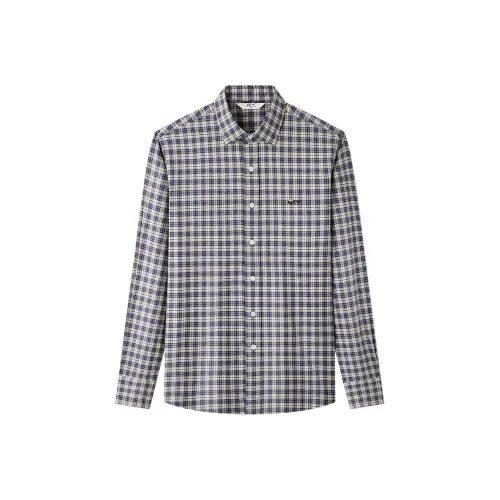 GY Goldlion Длинный рукав мужская рубашка