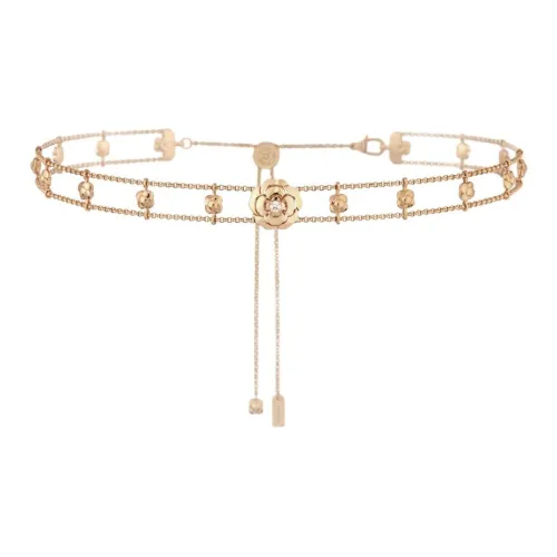 CHANEL Гибкое Колье-чокер Extrait De Camélia Розовое Золото 18 Карат, Бриллиант