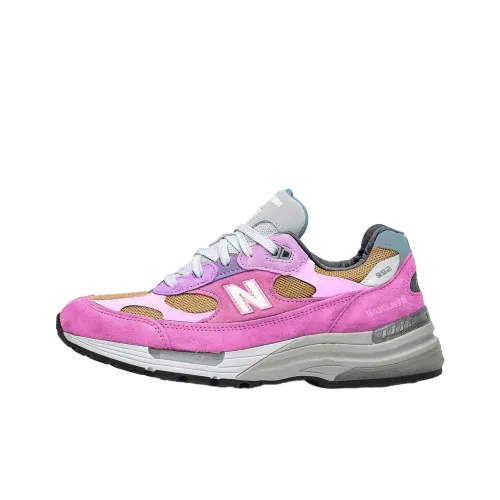 Action Bronson x New Balance NB 992 Low Топ Повседневные Беговые Кроссовки Мужские Розовые