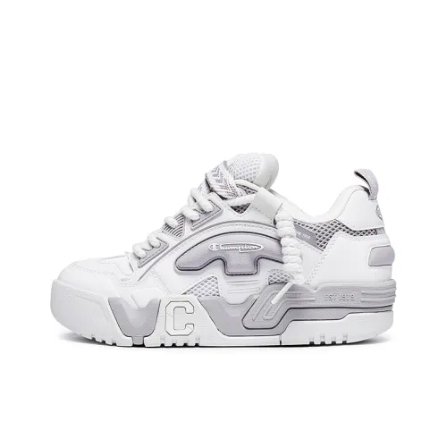 Champion Balance Low Top Скейтборд Кроссовки Женские Новые Бежевый Белый Сплав Серый