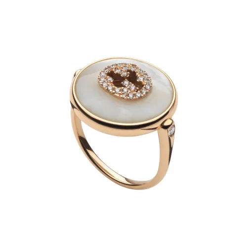 GUCCI 18К Розовое золото Кольца Унисекс Золото