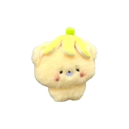 MENGXIAOZAI Супер милый Банан Медведь Мягкая игрушка Подвеска 9 см Высота