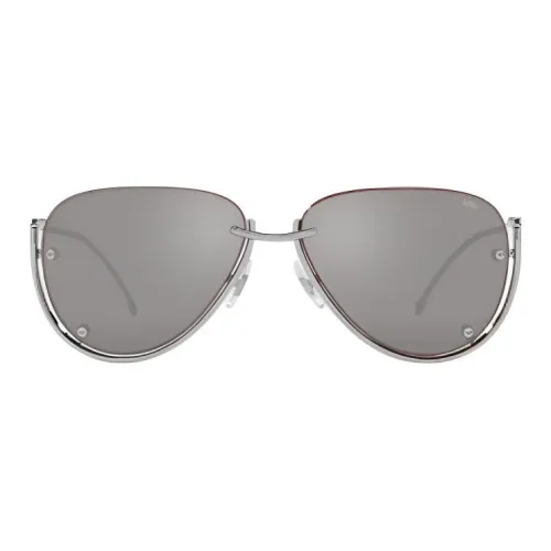 DIESEL Aviator Солнцезащитные очки Унисекс Серебряный