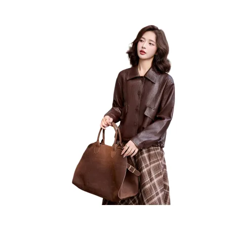 PIERRE CARDIN Кожа Куртка Женская