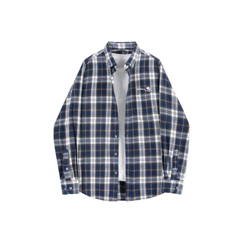 SNOOPY Длинный рукав рубашка унисекс