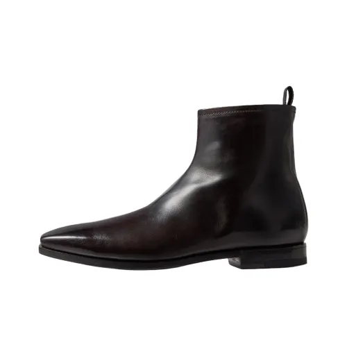 BERLUTI MONT Thabor Venezia Ботильоны Мужские Черные