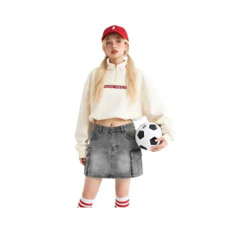 GROUNDZERO Джинсовые короткие юбки Женские
