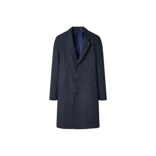 Paul Smith Мужское пальто морского синего цвета