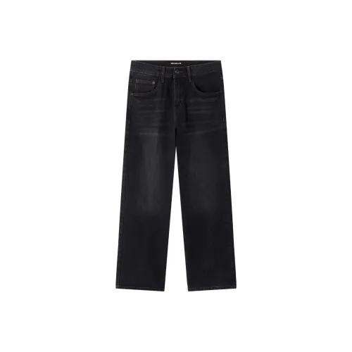 98SQUID Черные Унисекс Джинсы