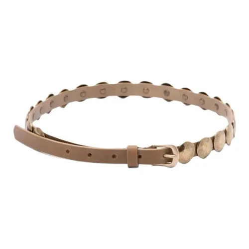 Golden Goose Ремни из натуральной кожи Женские Коричневые