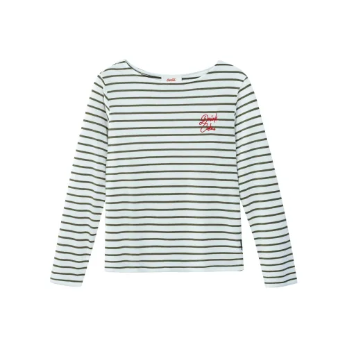 COCA COLA Темный Туманный Зеленый Женские T-рубашки