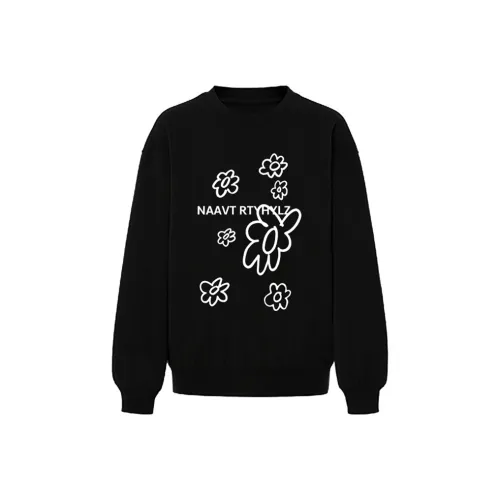 COHX Черный флис с подкладкой женские свитшоты