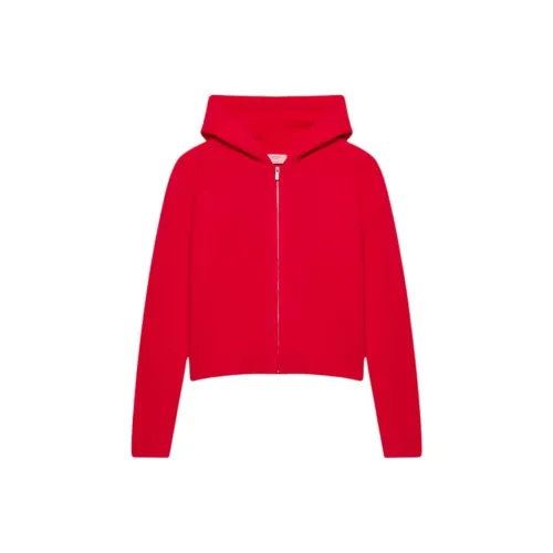 ARITZIA FW25 Essential Кашемир С капюшоном ZIP UP Кашемир Свитер Женские
