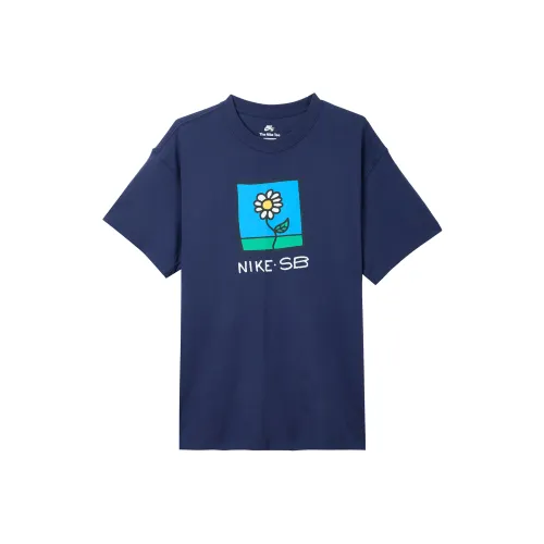 Nike Темно-синие мужские футболки T-Shirt