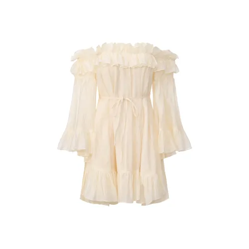 CHIWAWAMEME Длинное платье с длинными рукавами женское