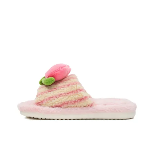 OUBT Противоскользящие устойчивые к истиранию устойчивые к запахам слипоны женские розовые