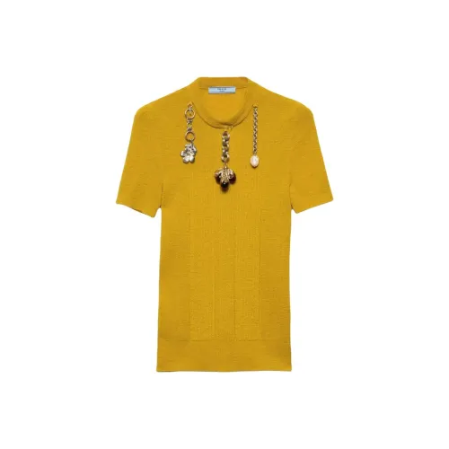 PRADA FW25 Стандартная T-рубашка Женская