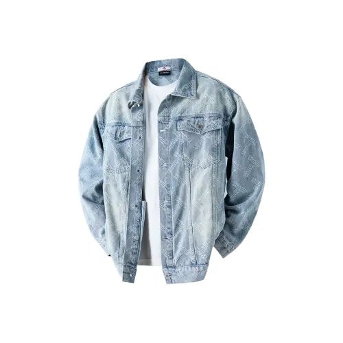 Lee Cooper Весенний и Осенний Деним Куртка Мужская