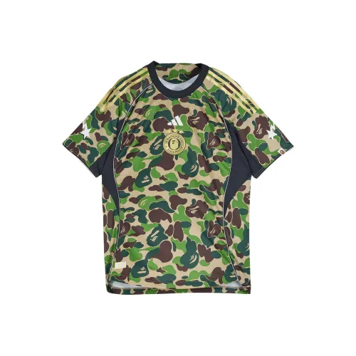 Adidas x A BATHING APE BAPE совместный бренд Fw25 Топ T Рубашка Унисекс
