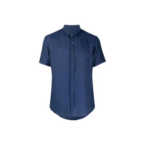 MICHAEL KORS Blue Men's T-Shirts MICHAEL KORS Синий Мужской Т-Ширт