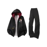 Чёрный + Чёрный Брюки