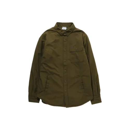 Columbia совместный бренд Оливково-зеленый Мужские куртки