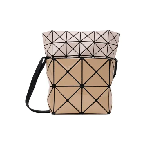 ISSEY MIYAKE Lucent Nest Artificial Leather Crossbody Bag Standard Women's Camel Beige