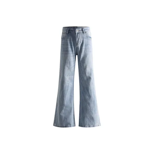 Être Par Lee Синий Унисекс Джинсы