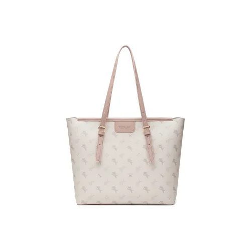 MEXICAN Полиуретановая кожа Тоут Сумка Сумка для покупок Сумка на плечо Стандартная Женская Светло-розовая Абрикосово-коричневая