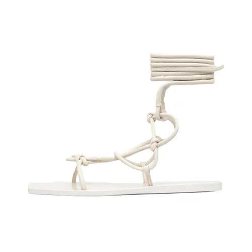 RICK OWENS совместный бренд RO Penta one Ремень Сандалии Женские Белые