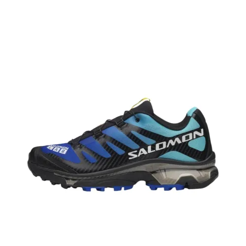 SALOMON XT 4 Устойчивый к истиранию Дышащая Поддерживающая Обувь для Трейл-раннинга Унисекс Черно-синяя