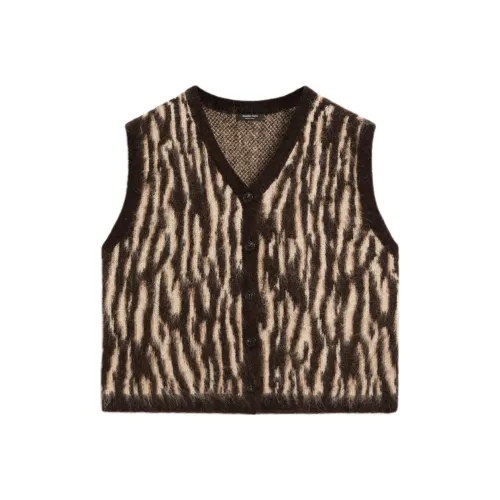 Massimo Dutti Коричневый Женские Майки