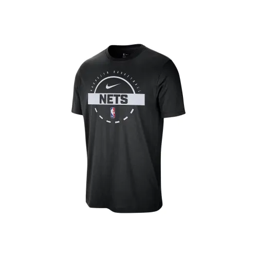 Nike Brooklyn Nets Черные Мужские T-Рубашки