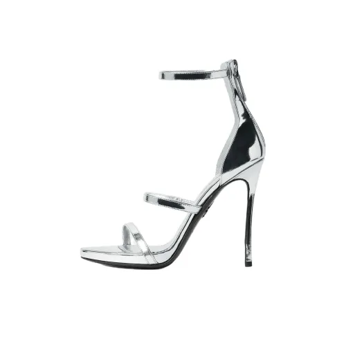 DSQUARED 2 One Ремень Сандалии Женские Серебряные