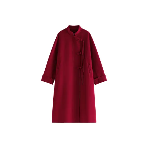 FANSILANEN Red Women's Coat FANSILANEN Красный Женское Пальто