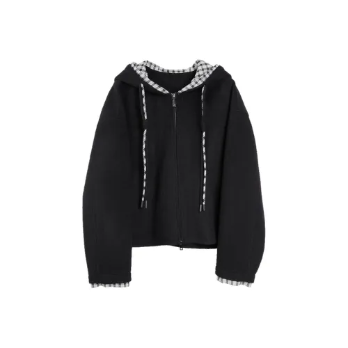 ELLE Темно-синие женские бархатные куртки