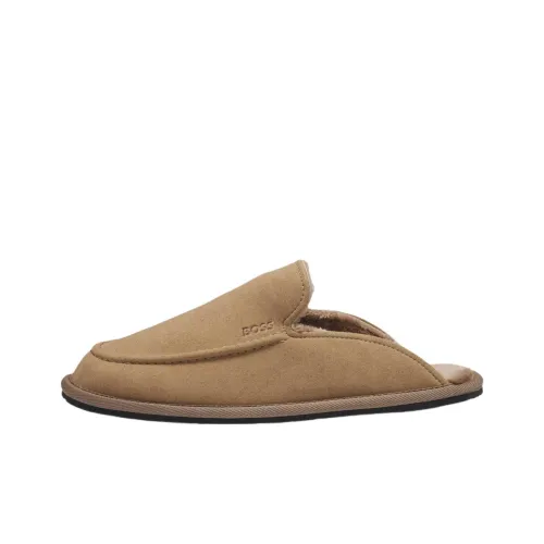 Hugo Boss Домашние тапочки Мужские Коричневые