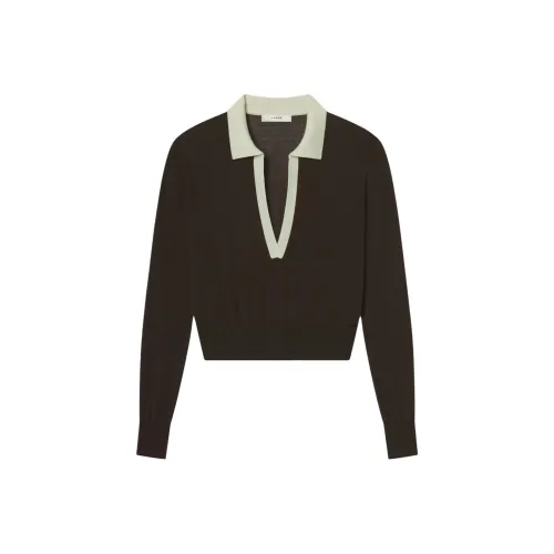 Рамка Кофейно-коричневый Женские Поло