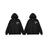 Маленькое сердце, черный мужской + черный женский