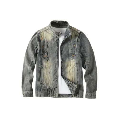 HELEH Винтажный синий унисекс джинсовые куртки