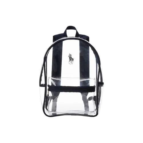 Ralph Lauren Полиуретан Рюкзак Мужской Белый Newport Морской Синий