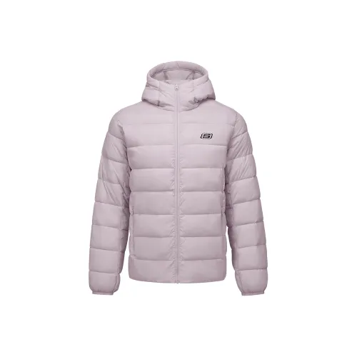 Skechers Пуховая куртка Унисекс Морской туман Розовый