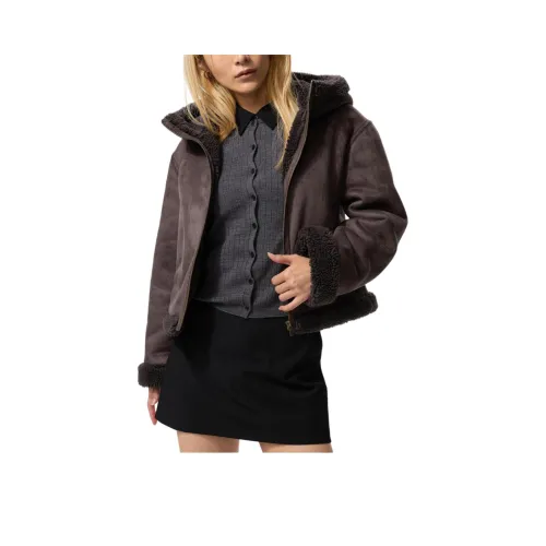 UNIQLO Бархат Feel Пальто Женское