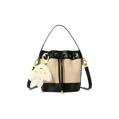 Meow in the grass ПУ (полиуретан) Сумка через плечо Женская Черный Красный Шампанский Кофейный Коричневый